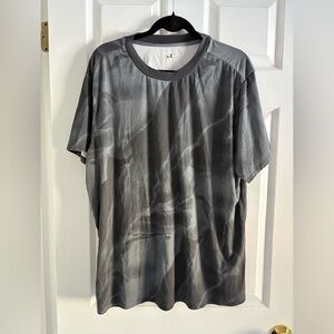 Men’s Buffbunny Collection Tee Gray Tie-Dye Marble Print Size M | 3 for $20